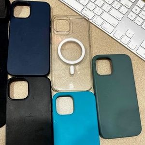 iPhone 12 Pro Max Cases (3 Apple with MagSafe & 2 Non Apple)